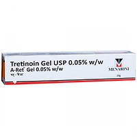 Третиноин гель от прыщей 0,05% Tretinoin Gel Menarini 0,05% 20 г