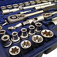 Набір інструментів універсальний 108 предметів MAG-660 Набір інструментів для дому в кейсі, фото 7