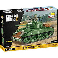 Конструктор Танк M4 Шерман "Company of Heroes 3" COBI COBI-3044, 615 деталей, Vse-detyam