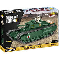 Конструктор Танк Mk III Черчилль "Company of Heroes 3" COBI COBI-3046, 654 детали, Vse-detyam