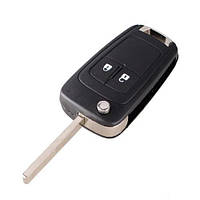 Выкидной ключ, корпус под чип, 2кн, Opel Astra 2, HU100 sm