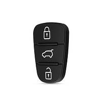 Кнопки для выкидного ключа Hyundai Kia, 3кн, резиновые sm