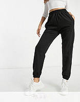Чорні жіночі спортивні штани джогери (у розмірах 42-44, 46-48)