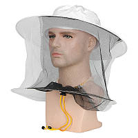 Защитная шляпа пчеловода Lesko SL777 сетка по кругу sm