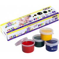 Краски для рисования ZiBi Baby Line пальчиковые 4 цвета х 30мл (ZB.6564) - Топ Продаж!