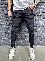 Мужские джинсы зауженные черные 2Y Premium