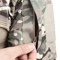 Рубашка тактическая убокс Pave Hawk PLY-11 Camouflage CP 3XL военная с воротником на замке и карманами sm