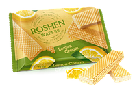 Упаковка вафлей Roshen Wafers лимон 72 г х 22 шт