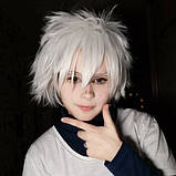 Перука біла коротка, білосніжна перука, фото 5