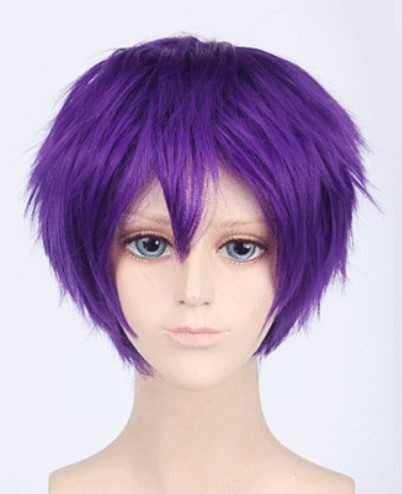 Перука фіолетова коротка, фото 1