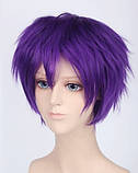 Перука фіолетова коротка, фото 2