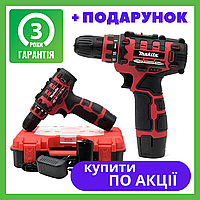 Шуруповерт у кейсі Makita 8282 DWALE RED 12V 3AH Румунія 2 АКб