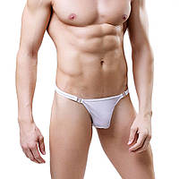 Стринги чоловічі білі на застібках