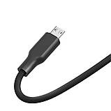 Кабель USB Ridea RC-M114 Soft Silico Micro 3A Колір Біло-Чорний, фото 7