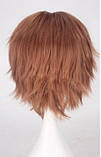 Перука коротка світло-коричнева золотиста, фото 2