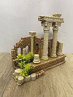 Декор для акваріума з античними колонами і рослинами Nobby Pet 22x12x19 см, фото 2