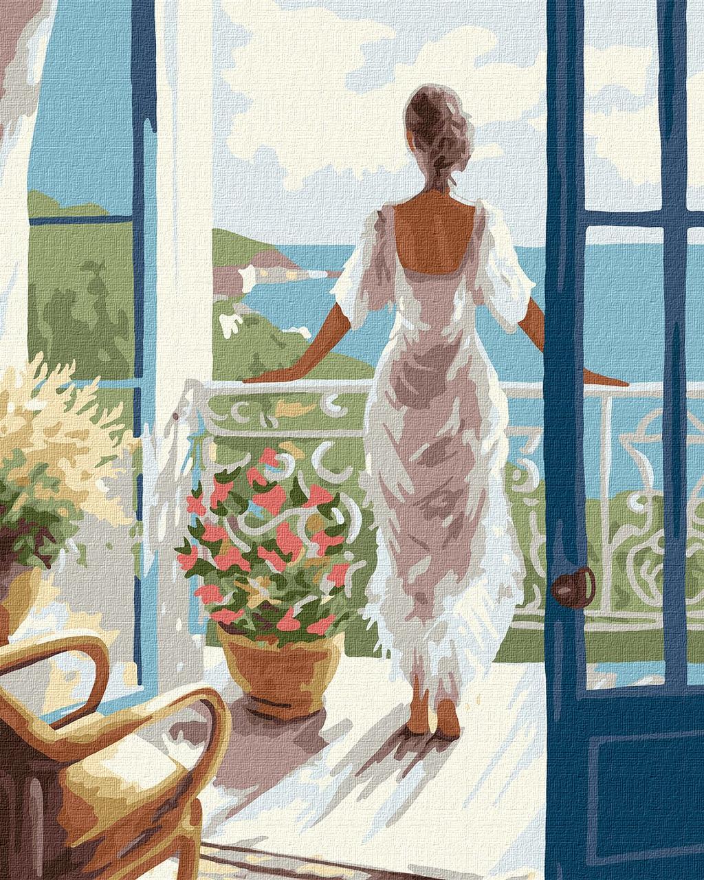 Картина за номерами 40х50 см. Світанок на морі ©art_selena_ua Ідейка КНО8339, фото 1