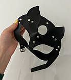 Маска кішки шкіряна, фото 4
