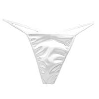 Стринги чоловічі білі атласні