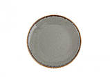 Сіра порцелянова тарілка Porland Dark Grey десертна 18 см (187618/DG), фото 2