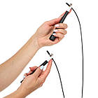 Скакалка швидкісна Кроссфіт з підшипником та сталевим тросом CIMA FI-7431 l-3м, кольори в асортименті, фото 9