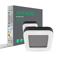 Светодиодный светильник Ardero AL3007-SB 30W 5000К 2100Лм IP65 черный 320x320x50 мм