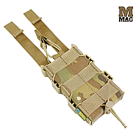 Жорсткий посилений тактичний підсумок KIBORG GU Single Mag Pouch MultiCam