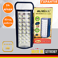 Фонарь Power Bank 24 светодиода Almina Аккумуляторный мощный фонарь LED фонарь Светодиодный фонарь переносной