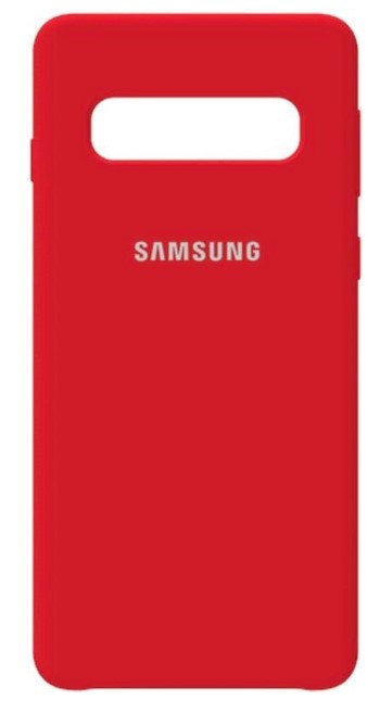 Чохол силіконовий для Samsung S10 Plus Silicone Case Full (Червоний)