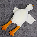 М'яка іграшка подушка Гусак-обнімусь 50см, М'яка плюшева іграшка-подушка, Іграшка-обнімашка антистрес, фото 8