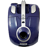 Пилосос ROTEX RVB18-E Blue Домашній зі Змінними Мішками для Пилу на 2 літри та Індикатором Наповнення, фото 7