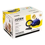 Пилосос ROTEX RVB18-E Blue Домашній зі Змінними Мішками для Пилу на 2 літри та Індикатором Наповнення, фото 8