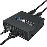 HDMI розгалужувач на 2 порти HDMI SPLITTER 1 in 2, HDMI спліттер, фото 4