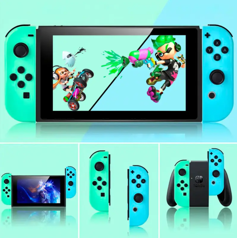 Бездротові контролери Joy-Con для Nintendo Switch J-C PAD Зелений і блакитний, Геймпади для міні консолі
