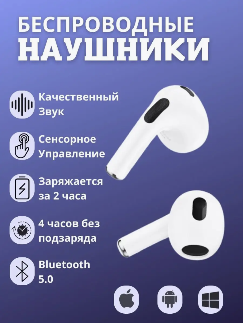 Бездротові Навушники BOROFONE BW13, Бездротова гарнітура, Навушники в боксі