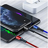 Шнур для моб. CL 971 AWEI 3 in1 Lightning Micro + IP, Кабель для зарядки 3 в 1, фото 5