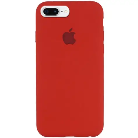 Чохол Silicone Case для iPhone 7 Plus / 8 Plus Red 14 - закритий низ, фото 1
