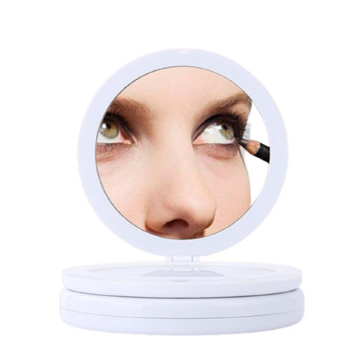 Кругле косметичне дзеркало з LED підсвічуванням Large LED Mirror