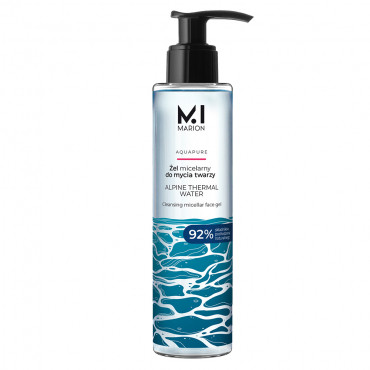 Очищаючий міцелярний гель для вмивання з термальною водою Marion, 150 мл, фото 1