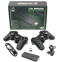 Ігрова приставка для телевізора з 2 бездротовими геймпадами 4k UltraHD Game Stick Lite M8 64G, фото 3