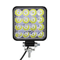 Светодиодная LED фара рабочая 48w 12-24v