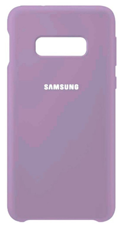 Чохол силіконовий для Samsung S10E Silicone Case Full (Бузковий), фото 1