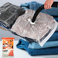 Захисний пакет для зберігання одягу, Вакуумний багаторазовий пакет із клапаном для одягу
