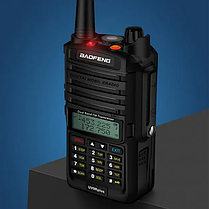 Рація Baofeng UV-9R Plus (IP67, 8w, III режиму потужності) радіостанція портативна, фото 2