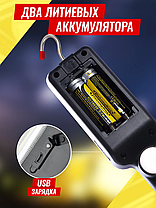 Акумуляторний LED ліхтар з магнітом і гачком - зручний помічник для СТО [модель 88597], Інспекційний, фото 3