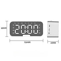 Моб. колонка з годинником Q5 BT, Портативна колонка з годинником, Q5 BT, фото 4