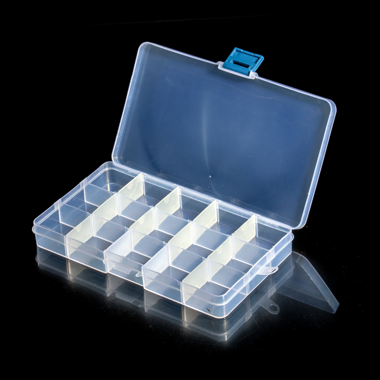Пластиковий бокс для зберігання приладдя майстра, 15 секцій