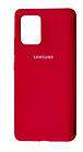 Чохол силіконовий для Samsung  S10 Lite Silicone Case Full (Червоний), фото 3