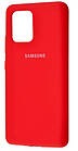 Чохол силіконовий для Samsung  S10 Lite Silicone Case Full (Червоний), фото 5