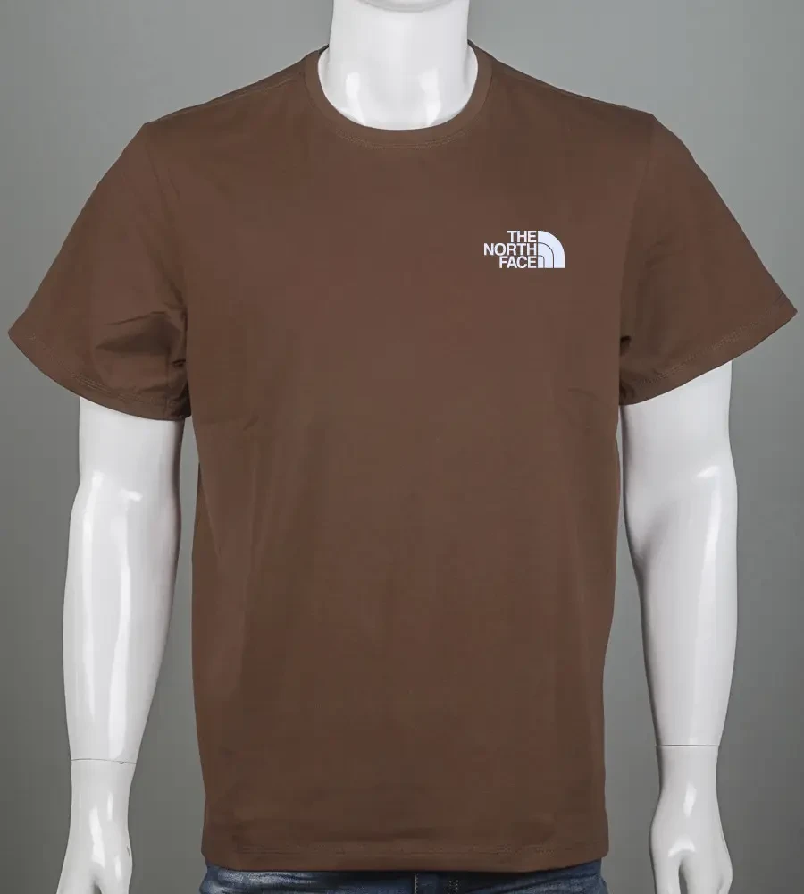 Футболка супер-батал The North Face 2305сб (Уп.2шт 5XL,6XL), Коричневий